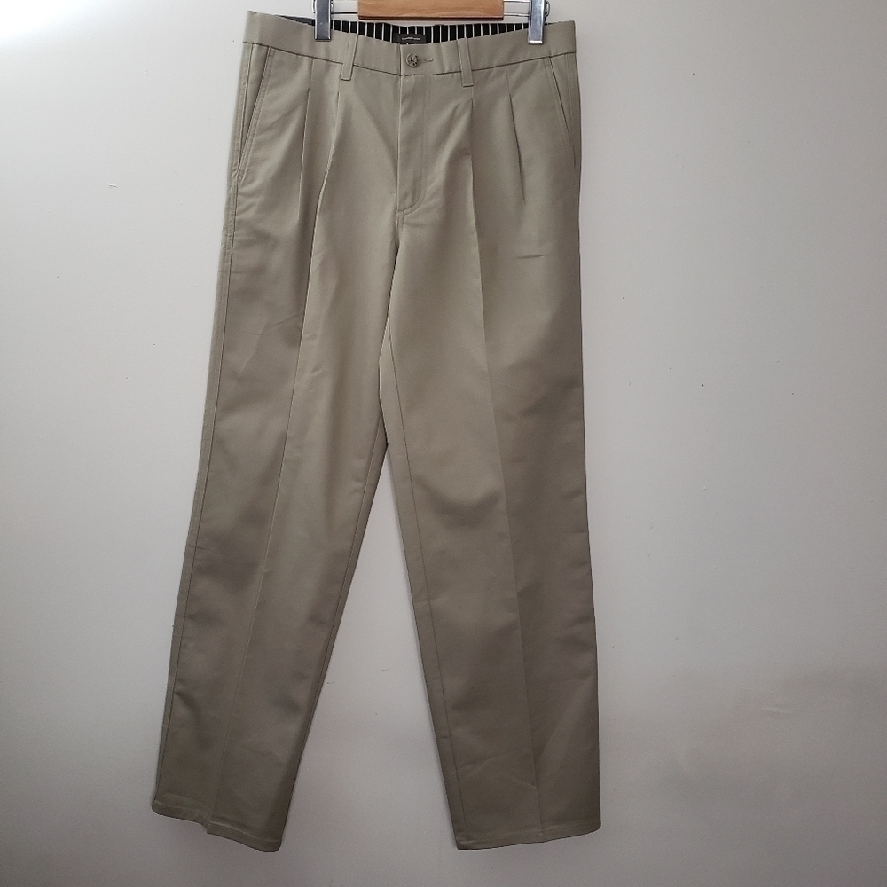 Denver Hayes Flex Tech Men Khaki Pants Size 32